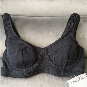 Calvin Klein Black Underwire Bralette